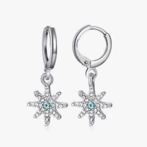 Snowflake Drop Earrings